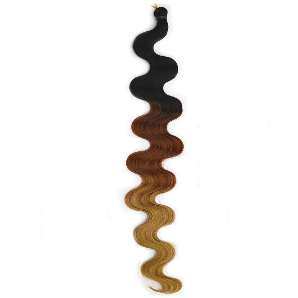 Wine red synthetic crochet braid wig with big loose waves, shown at 24 inches in length.
