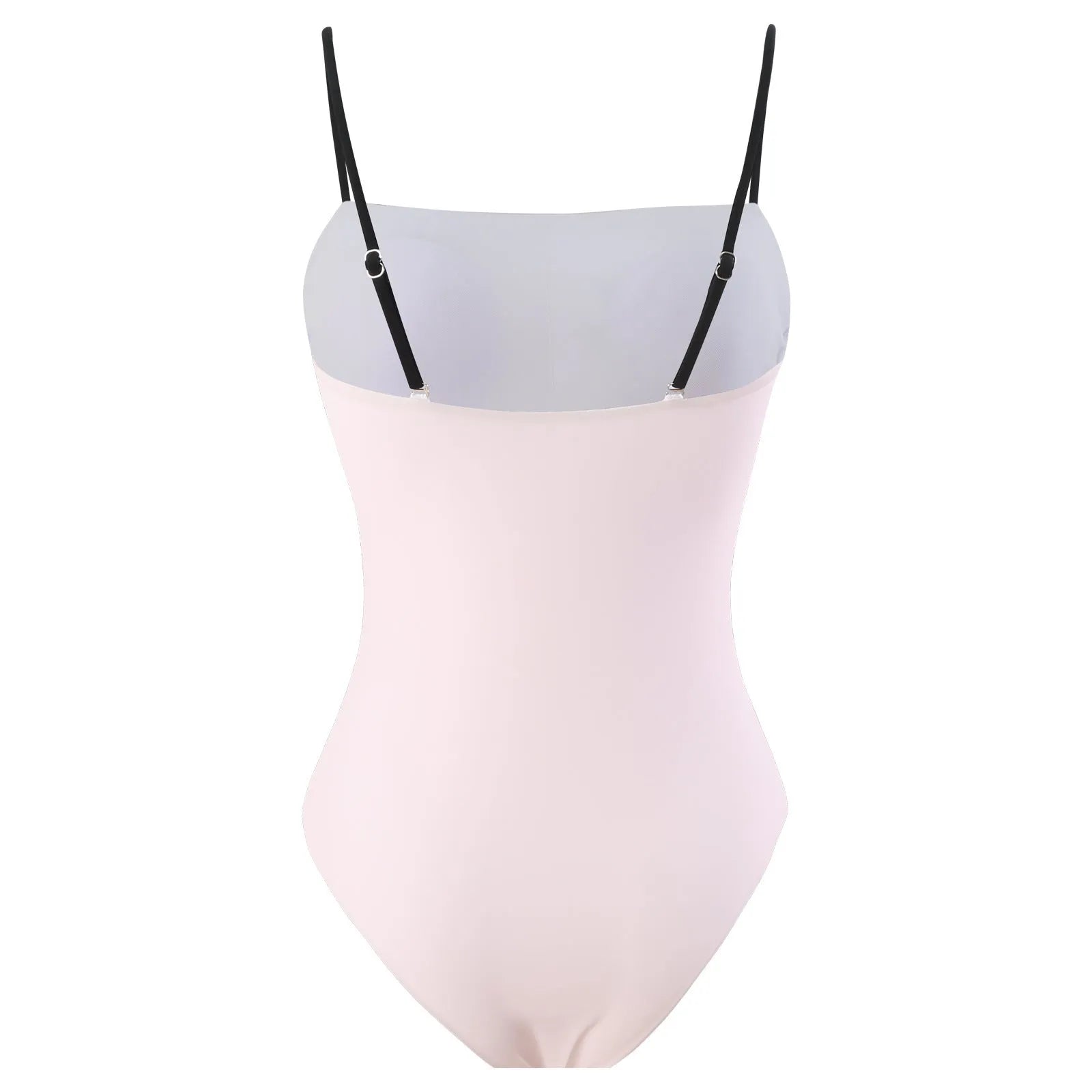 Women's one-piece style bikini two-piece swimsuit set with a white tulle skirt.
