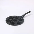 Aluminium alloy porous griddle barbecue plate with double sole on gas stove