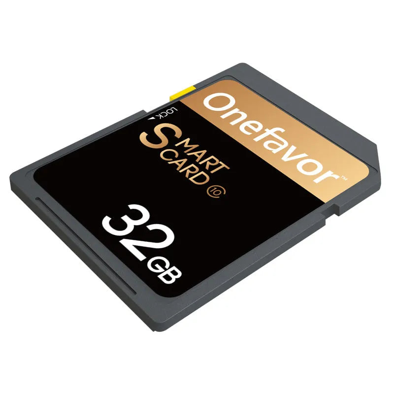 SD to PCMCIA adapter card for Mercedes-Benz with inserted 32GB SDHC card and stainless steel housing