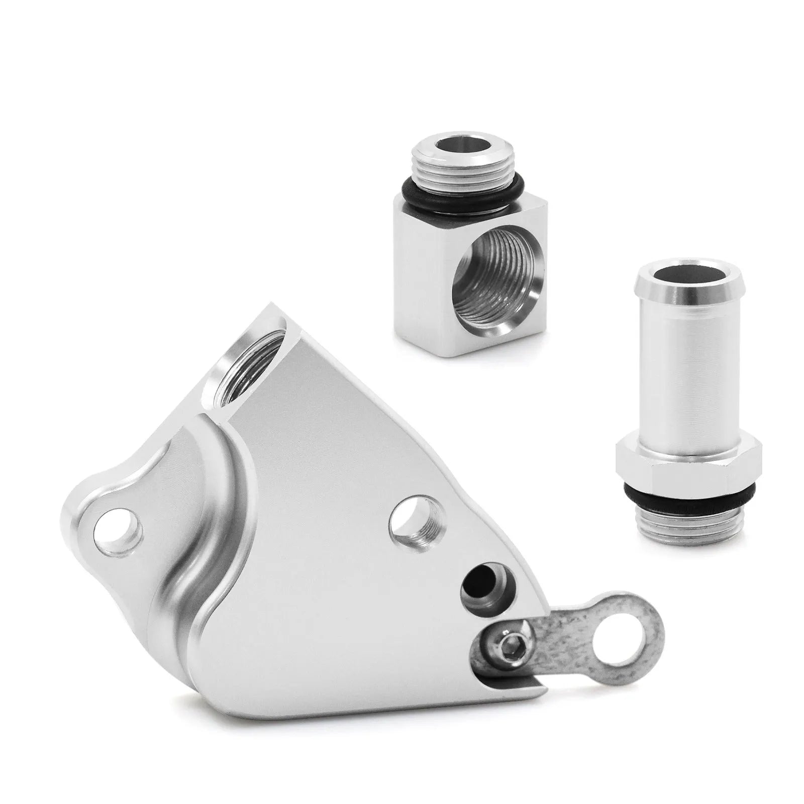 Aluminium K Series intake manifold coolant adapter for Honda K20 and K24 engines