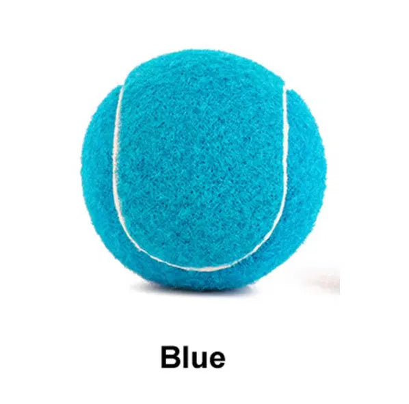 6.3cm bright coloured rubber dog tennis ball for bite-resistant fetch play