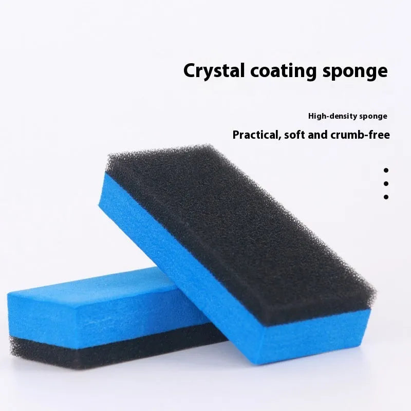 Car repair wax polishing kit with A wax, B wax, and frosted sponge mop for scratch removal