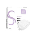 Nano microneedle facial skincare patch with ginger and mugwort root ingredients in four-pack packaging