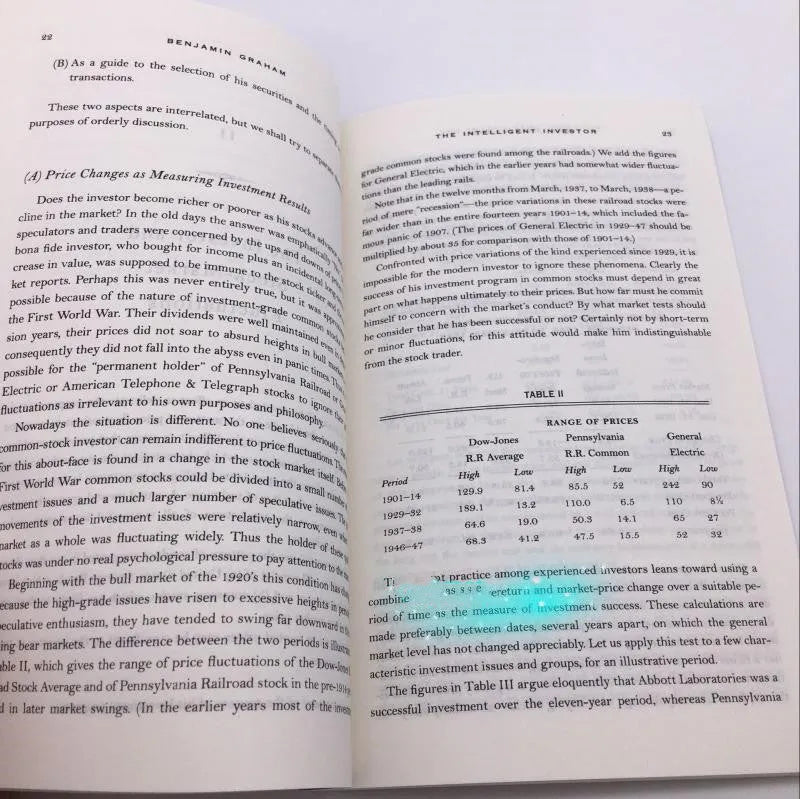 Hardcover edition of The Intelligent Investor book by Benjamin Graham with Jason Zweig commentary