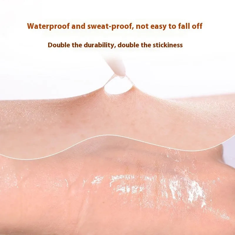 Roll of lace double eyelid stickers in packaging, showing options for Crescent M and Olive M shades.
