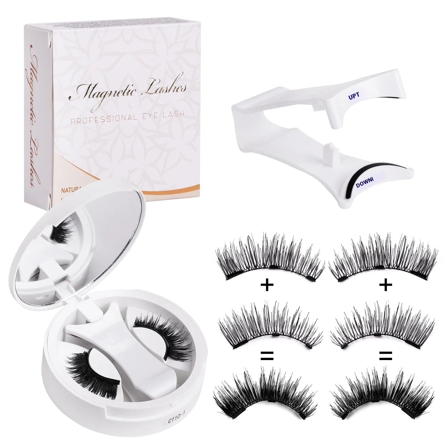 Magnetic false eyelashes integrated soap holder portable CT10 series bathroom storage unit