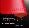 Fast Attack Sticky Classic-50 anti-rubber table tennis racket in red and black colour options.