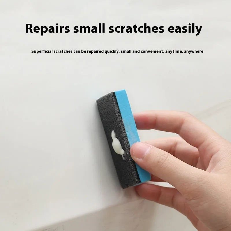 Car repair wax polishing kit with A wax, B wax, and frosted sponge mop for scratch removal