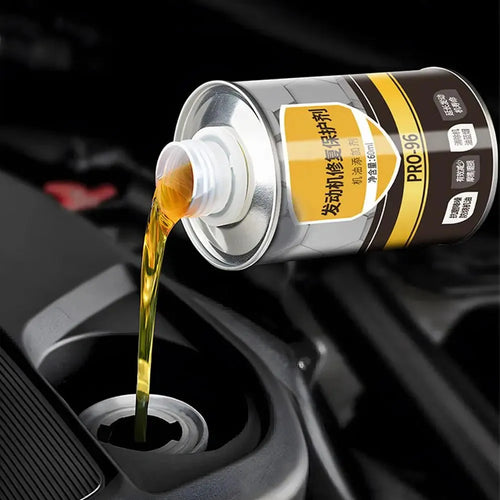 60ml bottle of white-capped engine antiwear additive oil treatment