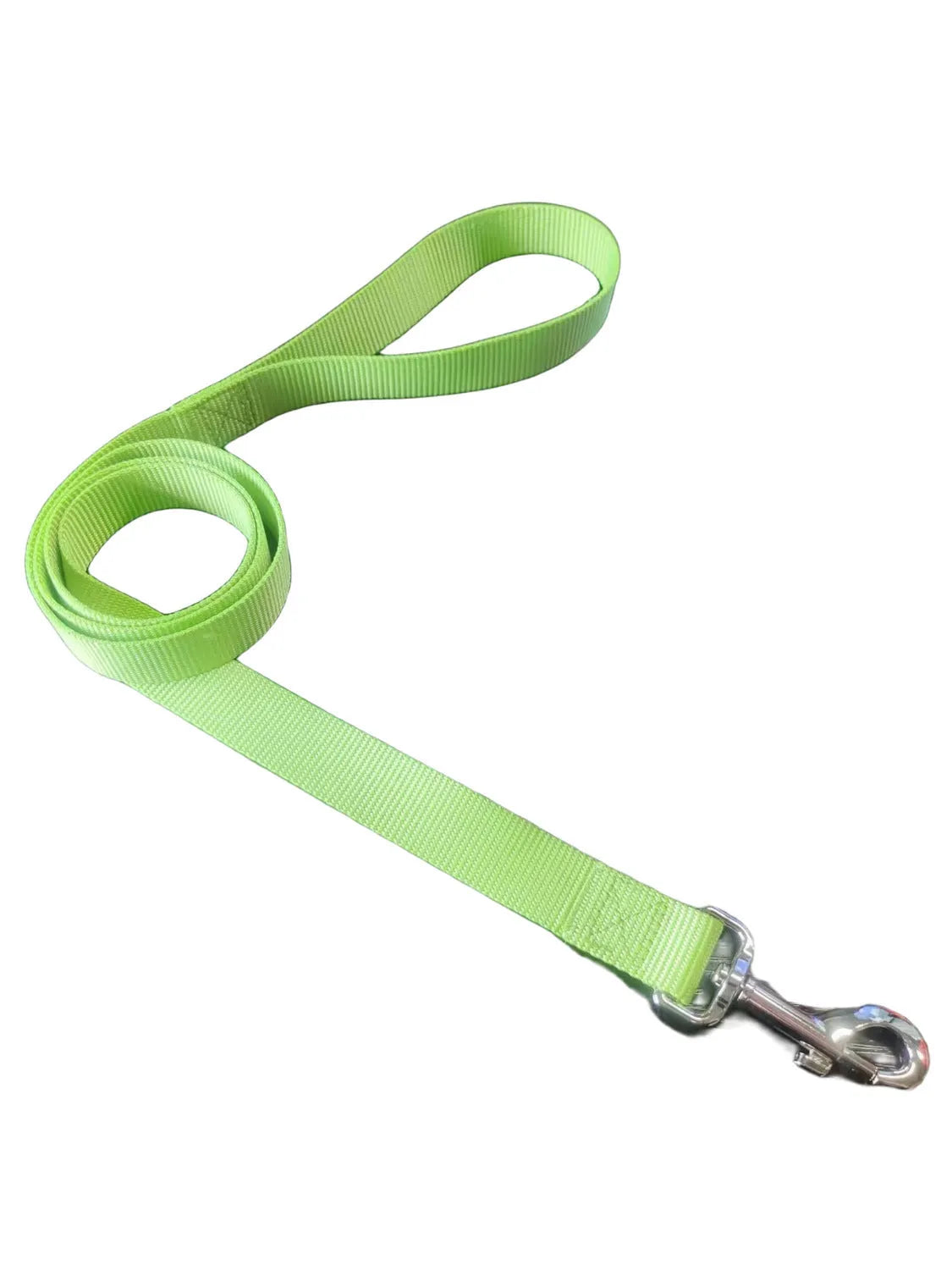 Solid colour polyester dog training rope with hand holding loop in multiple colour options