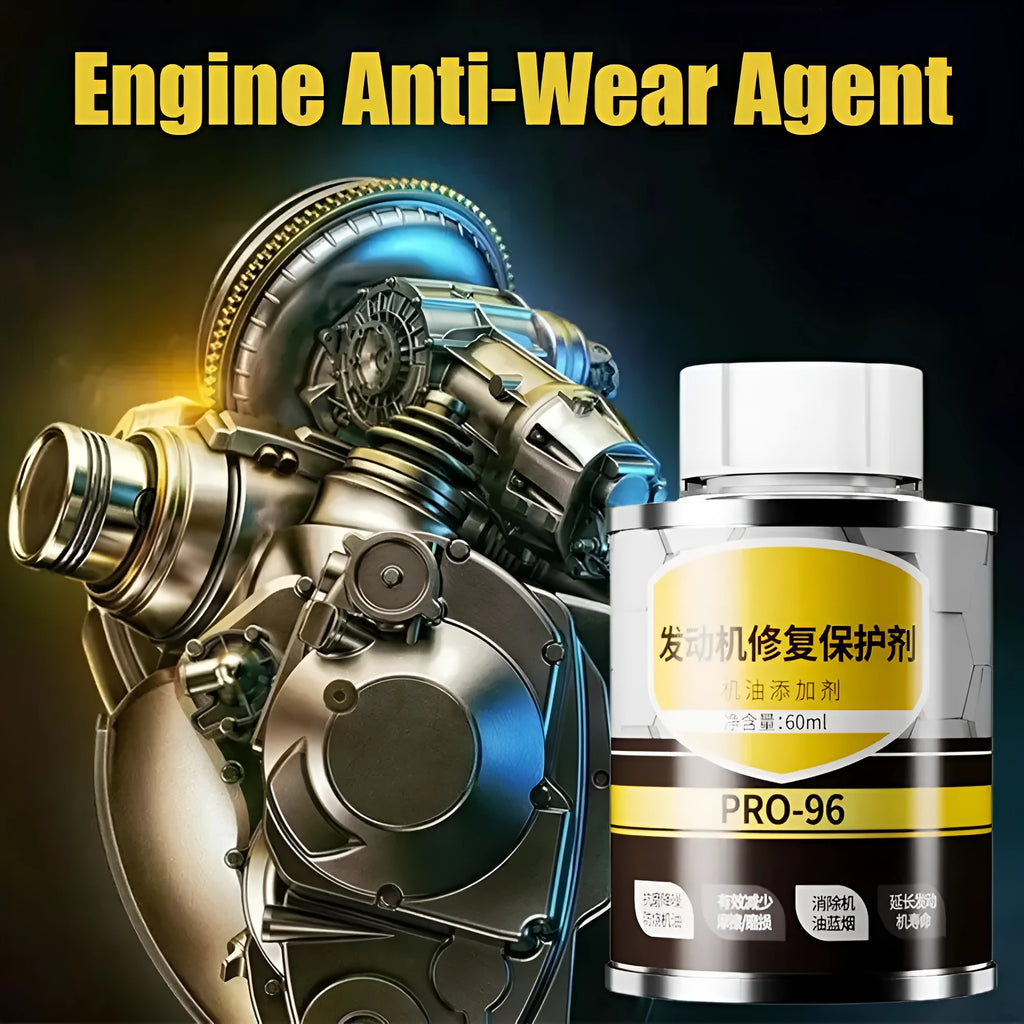 60ml bottle of white-capped engine antiwear additive oil treatment
