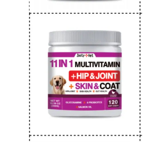 Health supplement bottle with 120 capsules showing seven different style options