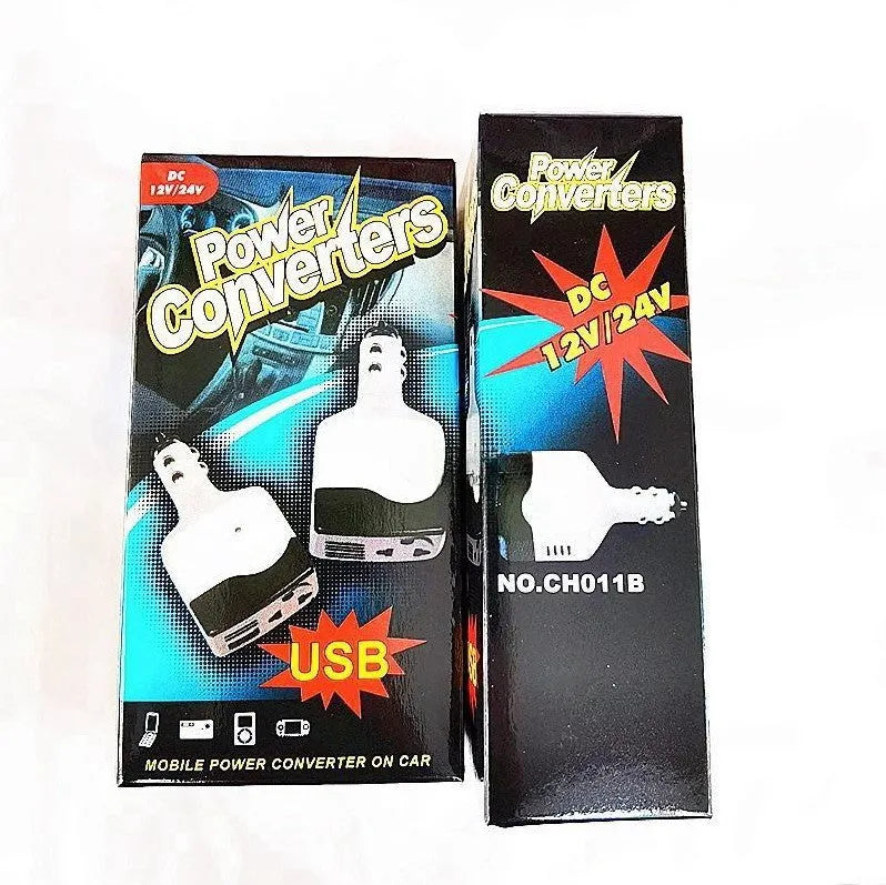 Model 011C car cigarette lighter to USB power adapter for mobile phone charging.