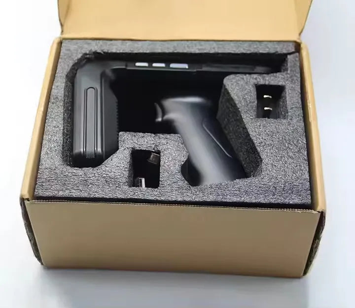 SLP-05 handheld UHF RFID scanner with Android OS for portable asset tracking and inventory control.