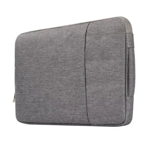 Canvas tablet case for Pro 12.9 devices in grey, light grey, navy, and rose red colours