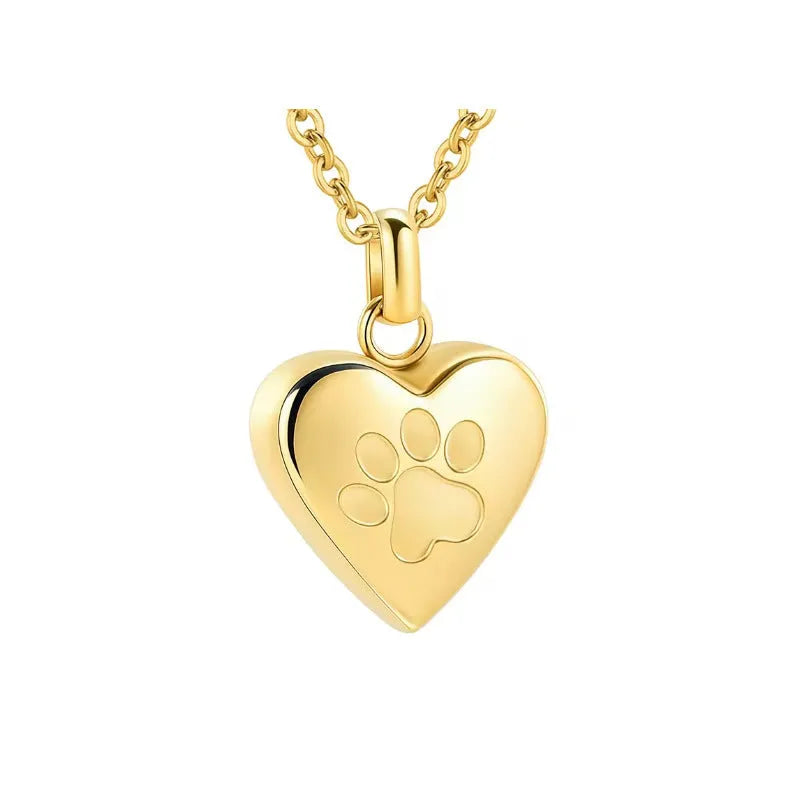 Titanium steel heart pendant necklace that opens, for ashes, in silver, black, gold, rose gold, and colourful finishes.