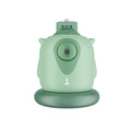 Dark green intelligent AI face recognition gimbal with 360-degree rotation for camera tracking