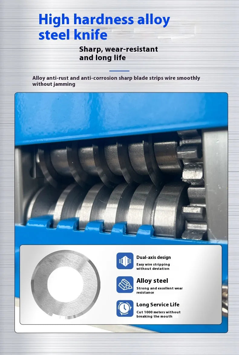 SD-017 manual wire stripping machine with porous housing for 0.5-17mm electrical cables
