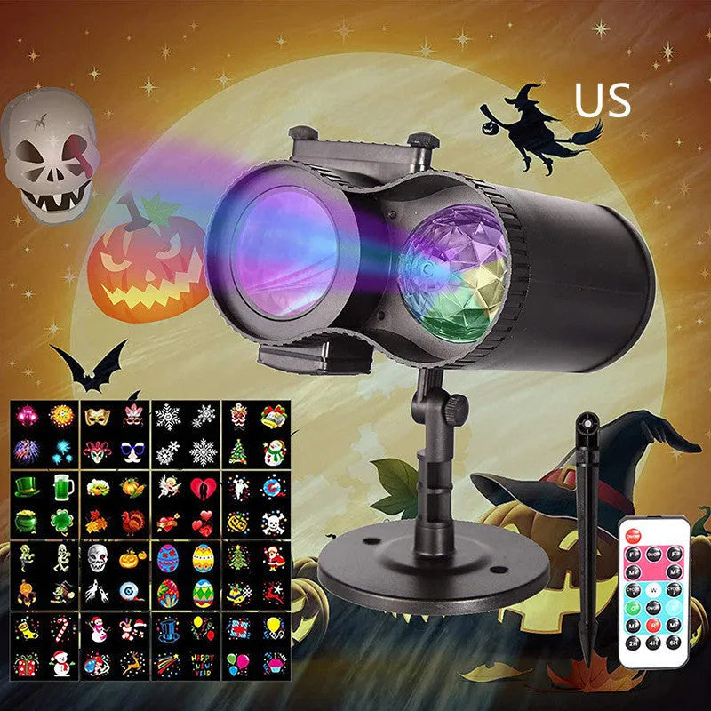 Outdoor double tube animated watermark light with IP65 waterproof rating for garden use.