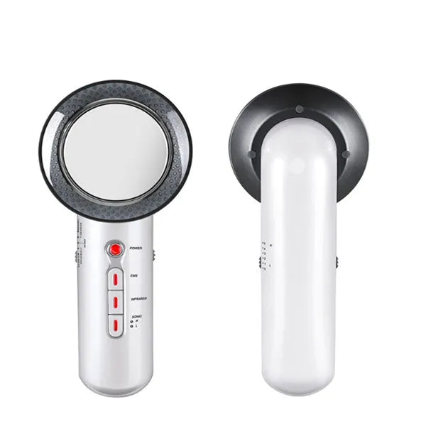 3-in-1 slimming massager with EMS infrared ultrasonic technology, portable device for body and face