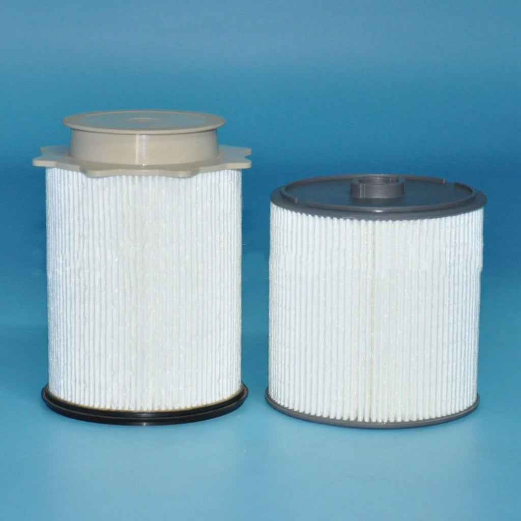 White RAM diesel fuel filter and oil-water separator replacement kit for 1500 to 5500 series trucks.