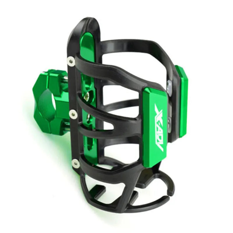 Aluminium water bottle cage for Honda X-ADV scooter modification in six colour options