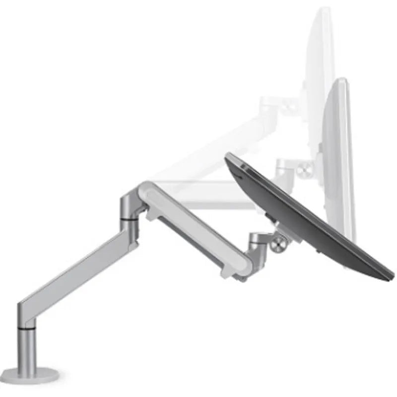 Aluminium alloy adjustable laptop computer stand in silver and black colour options