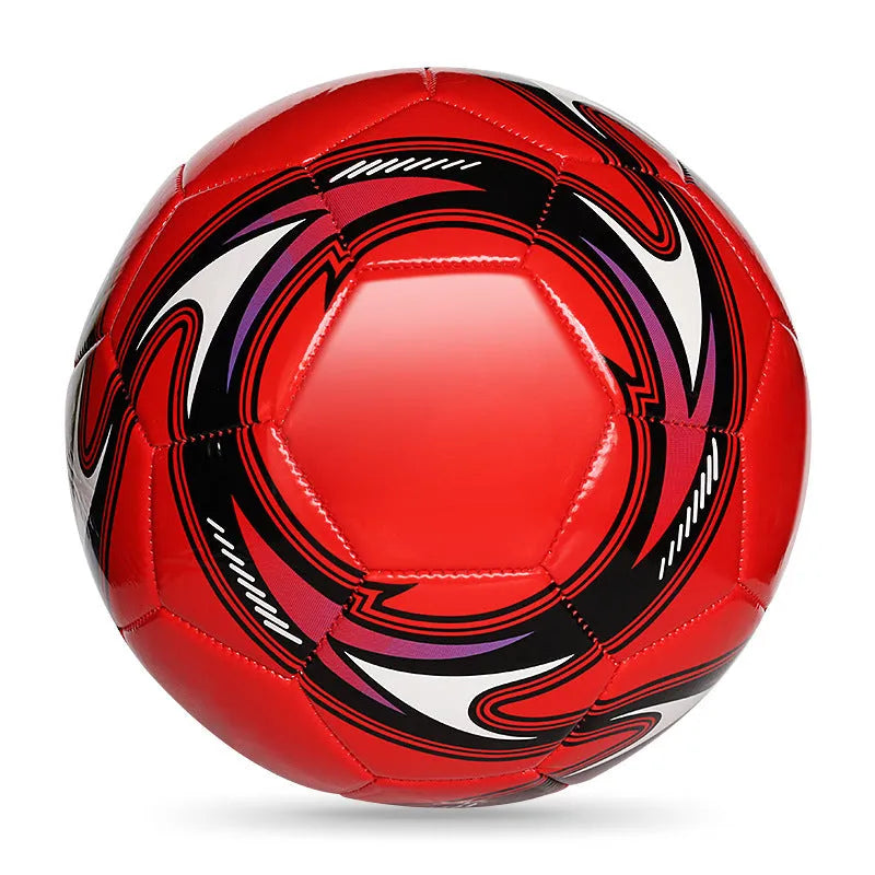 PVC football with machine-seam construction in No. 3 No. 4 No. 5 sizes for training and competition