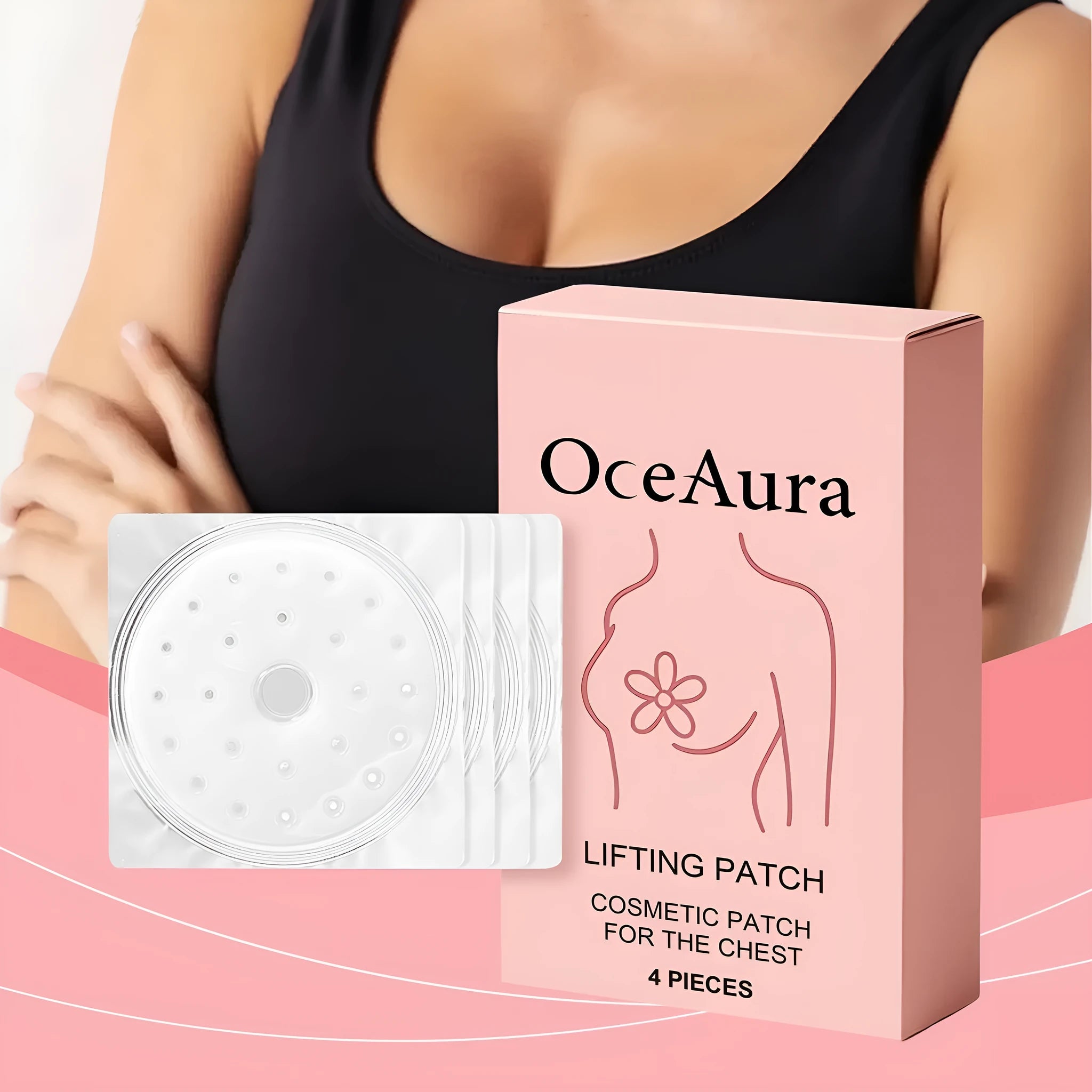 Gentle Nourishing Skin Female Chest Nursing Adhesive Bandage pack of 4 patches for breastfeeding chest care