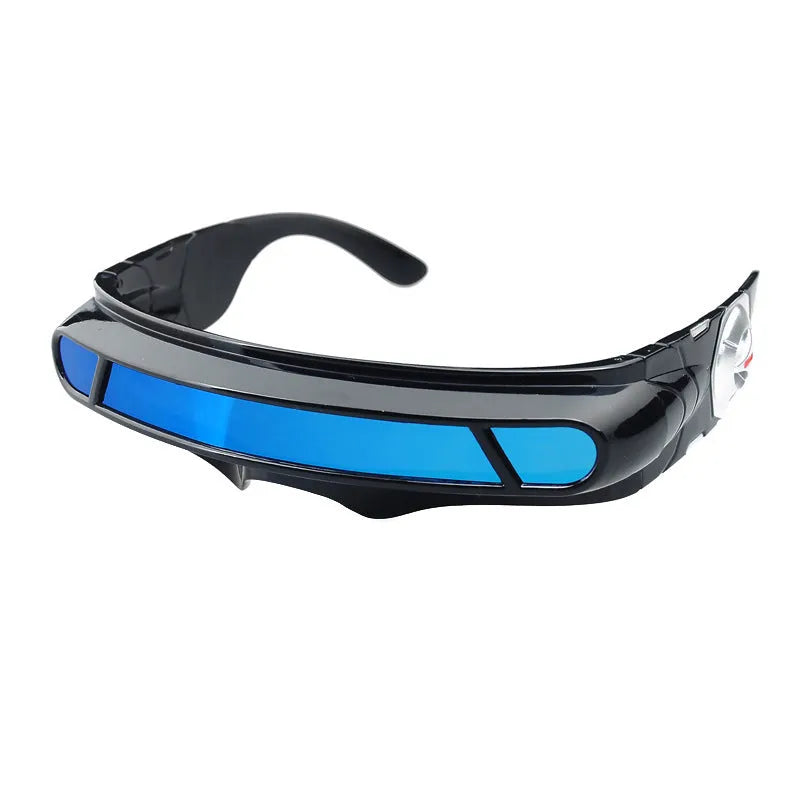 Black full rim sports sunglasses with polarised colour film lenses in grey, red mercury, or blue mercury options.