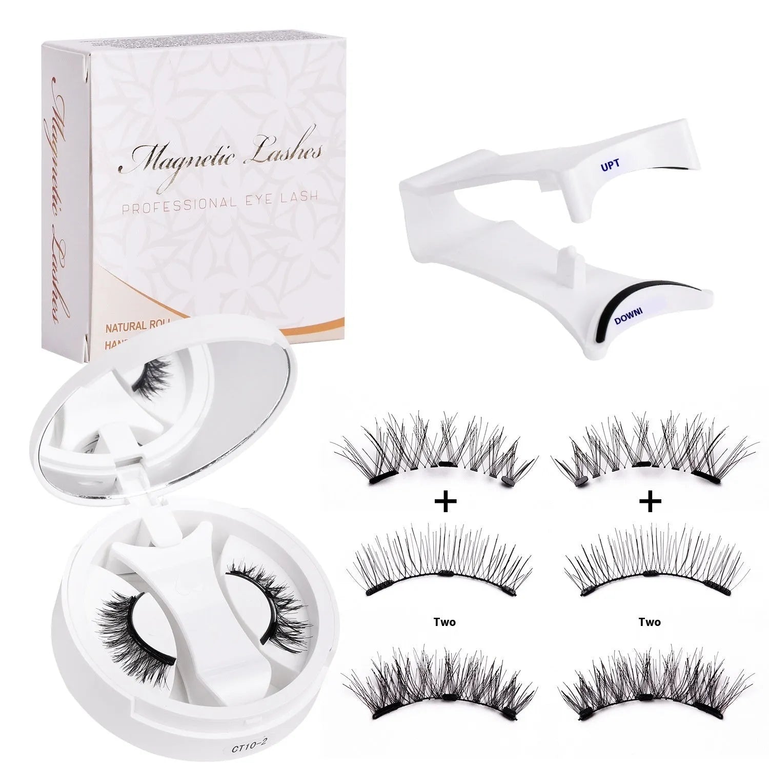 Magnetic false eyelashes integrated soap holder portable CT10 series bathroom storage unit