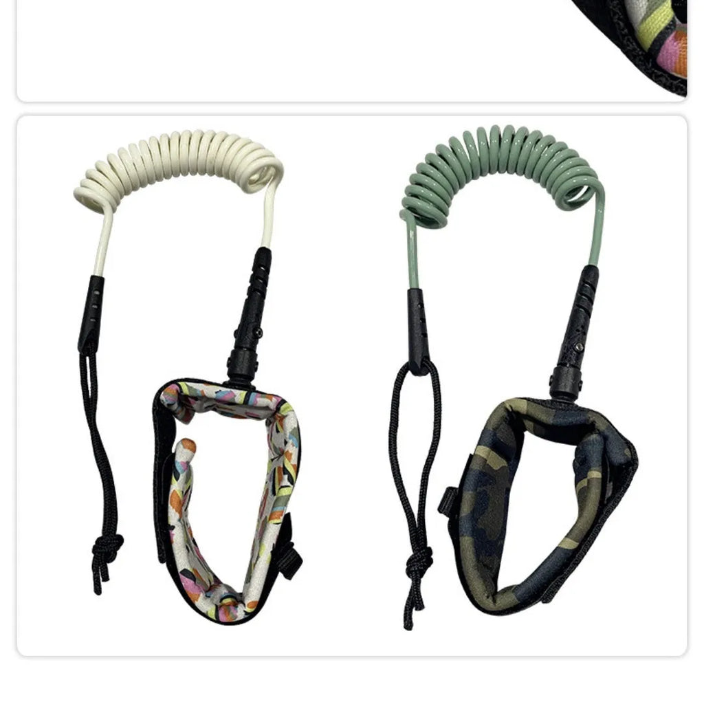 High strength elastic surfboard hand holding rope with anti-aging marine construction