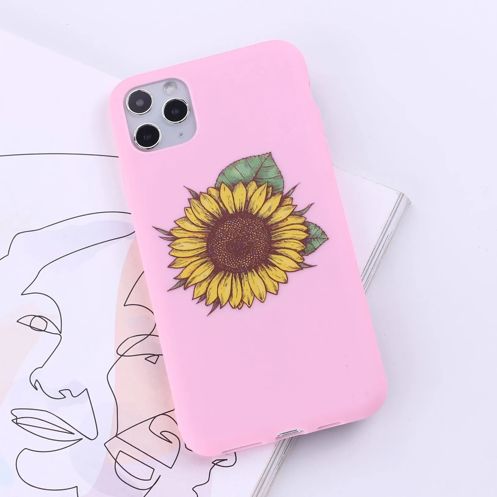 TPU mobile phone back cover case for iPhone in painted European and American style design