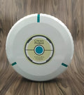 Black or pure white automatic floor sweeping robot with 23cm diameter on wooden floor