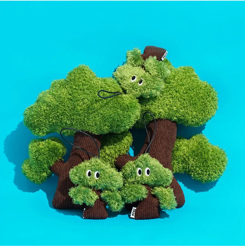 Pine tree cat mint toy bag pendant for cats measuring 10x3x12cm