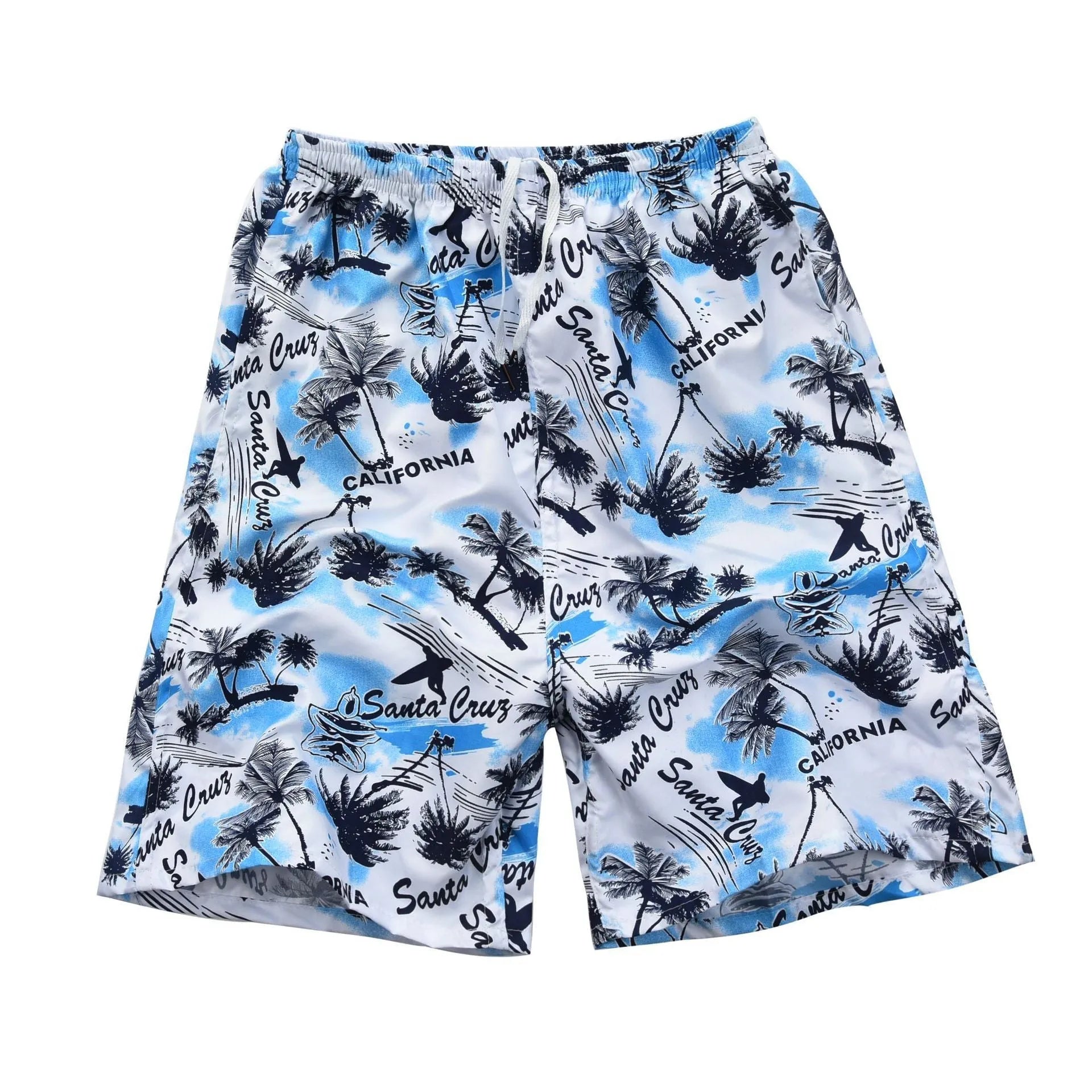 Men's floral print swimming trunks in multiple colour variations for pool and beach wear