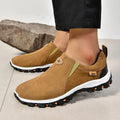 Men's round toe thin slip-on shoes in multiple colours on a white background.