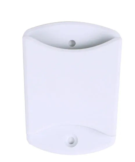 Silver aluminium alloy desktop tablet stand holding a tablet at an adjustable angle with a white mounting base.