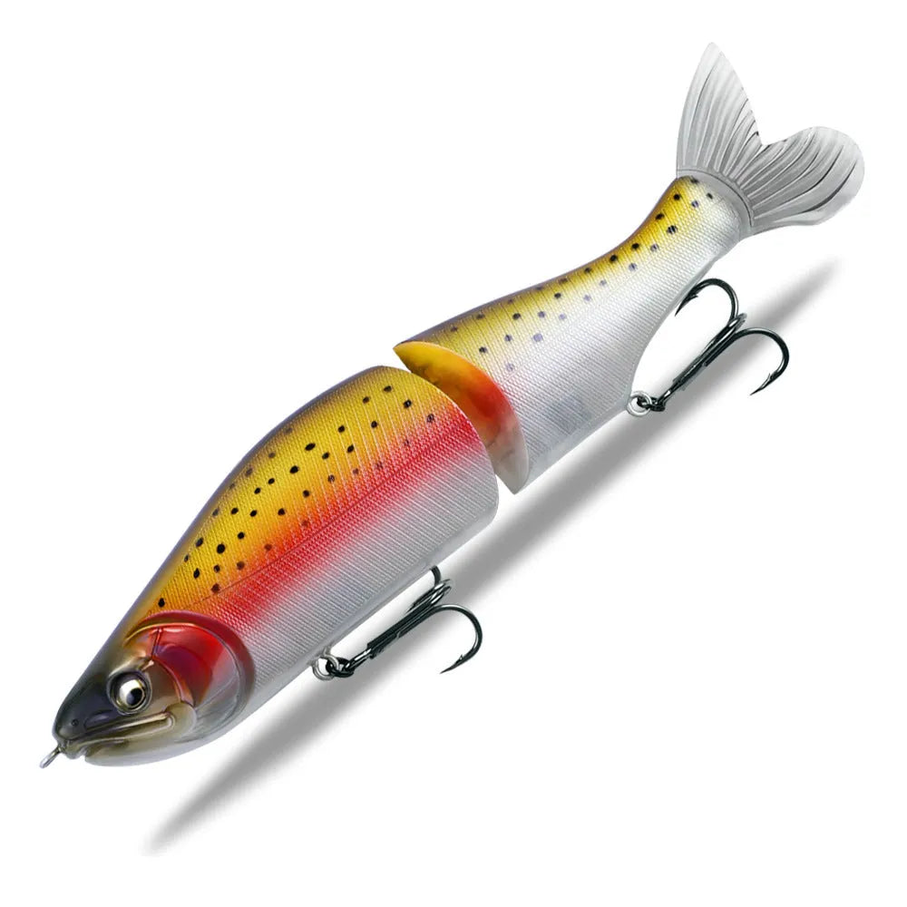 185mm soft plastic swimming fishing bait for bass tossing technique in multiple colours