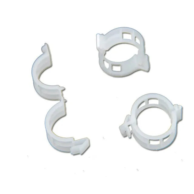 50 plastic garden grafting clips in random colours for plant retention and support