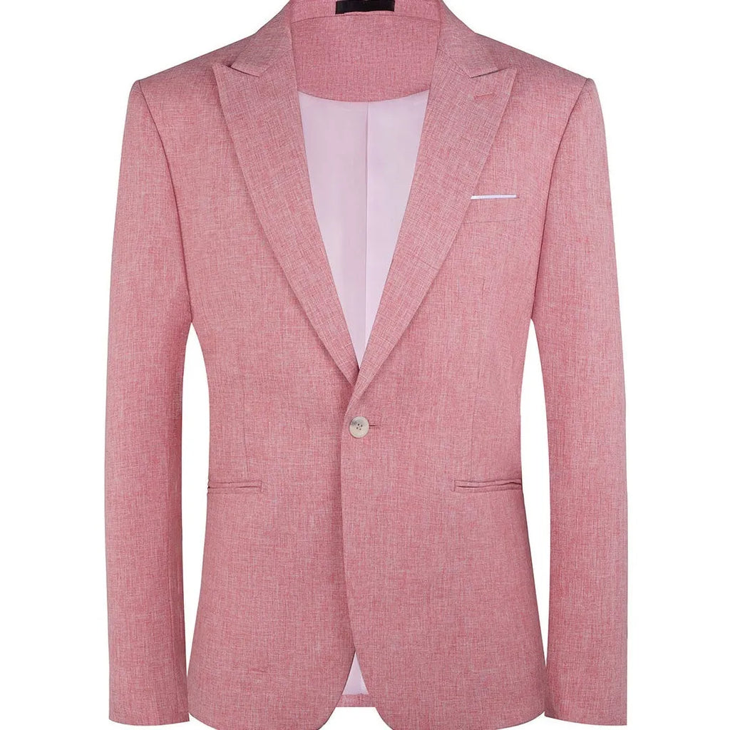 Men's casual suit jacket in light blue colour with fashion city western style design