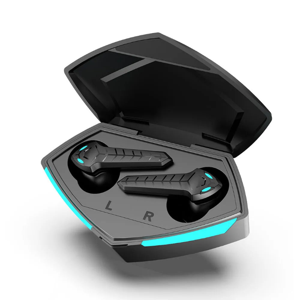 X15 wireless Bluetooth in-ear gaming headphones in optional colours with charging case