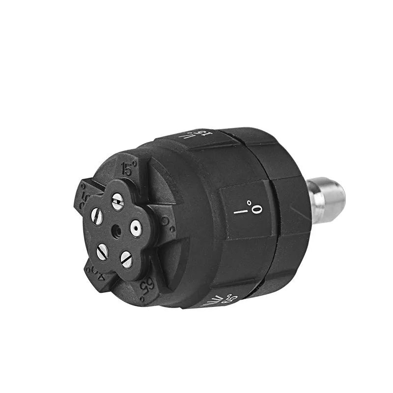 Five-in-one multifunction spray nozzle for high-pressure water guns with five spray pattern settings