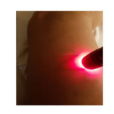 Black aluminium alloy Smart Vein Locator handheld medical flashlight for vein illumination.