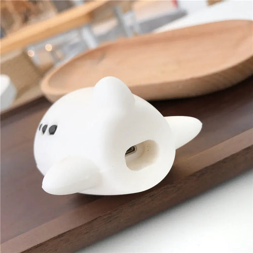 Cartoon airplane headset themed silicone flip case for Apple AirPods with hook attachment