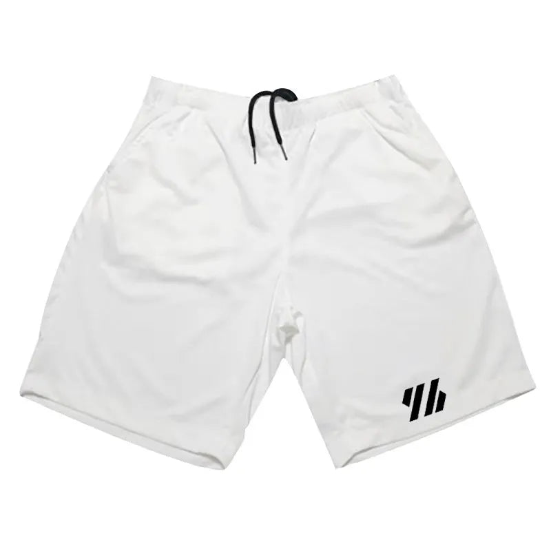 Loose fit metal silk fabric sports shorts in army green colour for summer running.