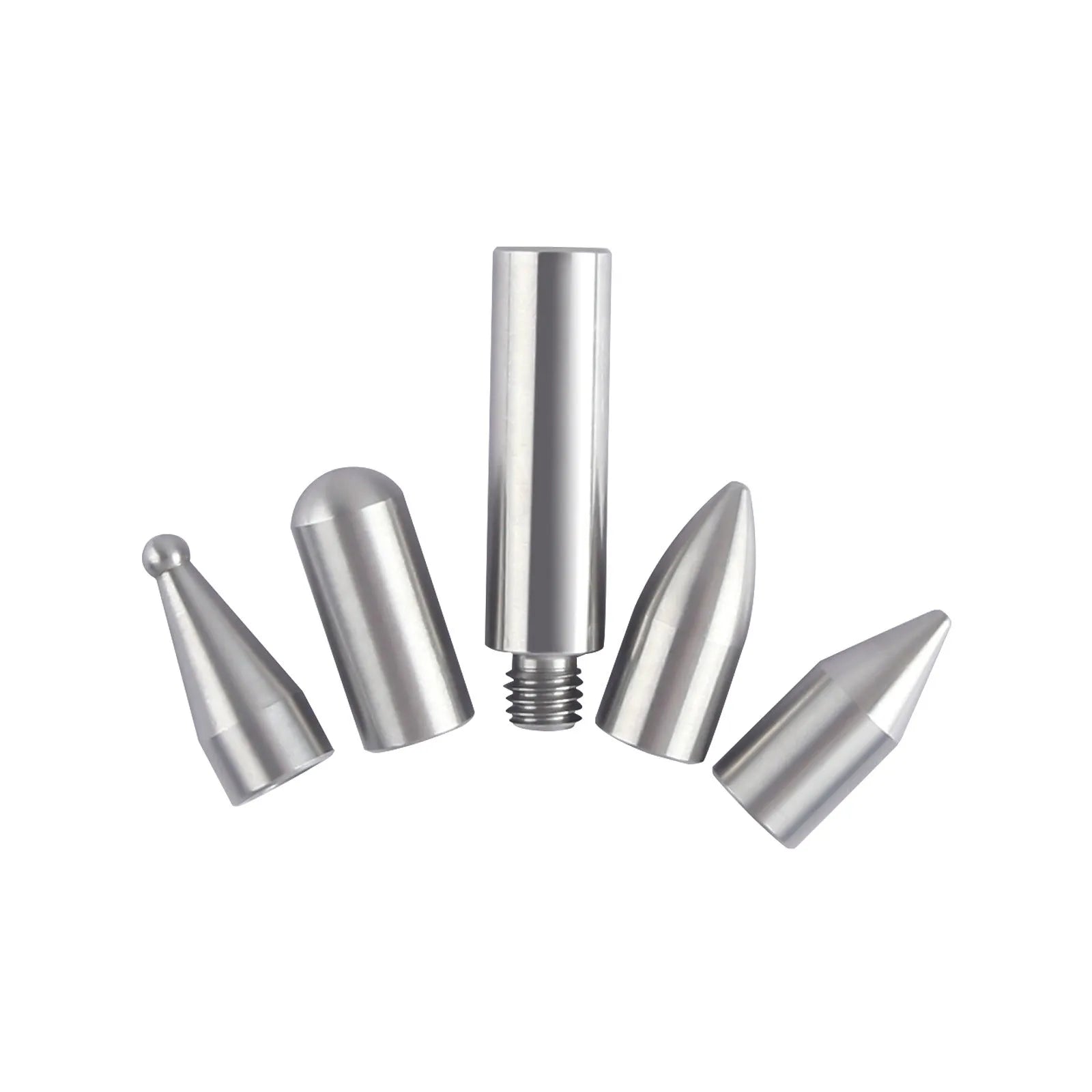 Three-piece alloy steel car dent repair tool set with hook crowbar on a workshop bench