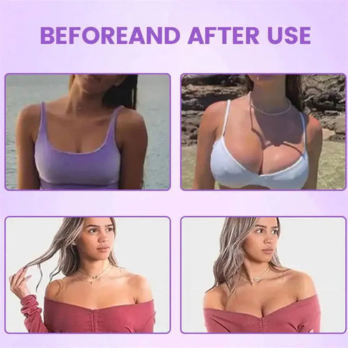 Body tightening breast enhancement mask chest patches in disposable single pair packaging