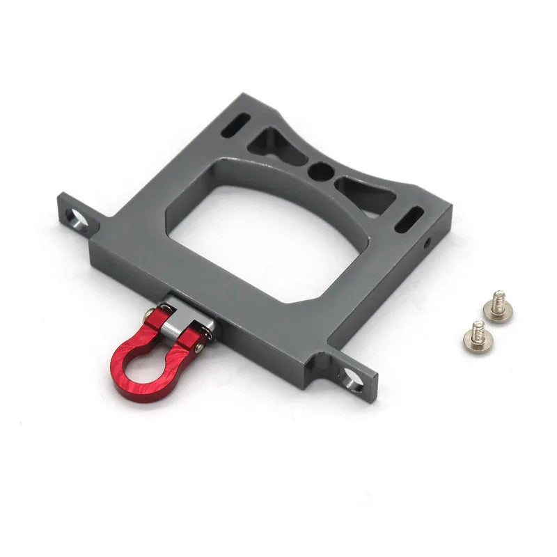 Grey alloy RC car metal accessories with black tyres for military card model remote control vehicles